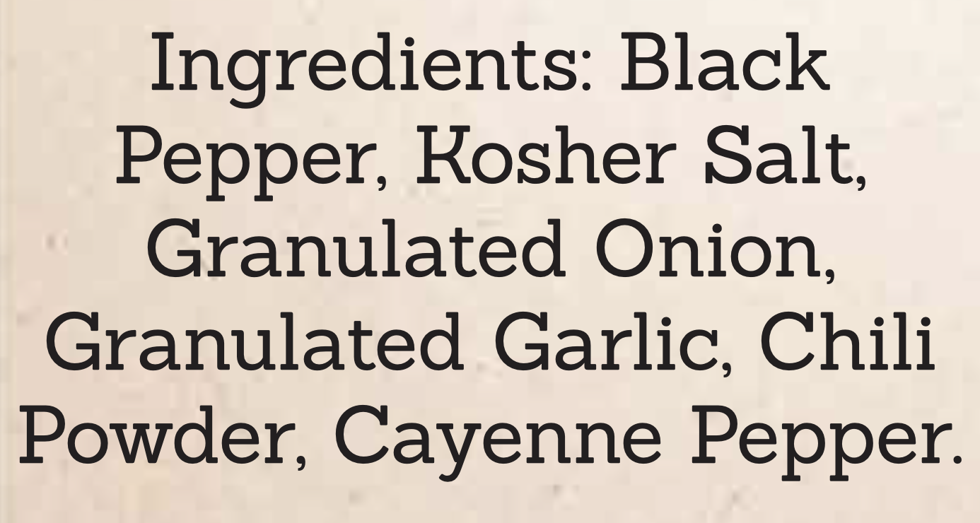 Jeff’s Texas Style Rub - Single Bottle