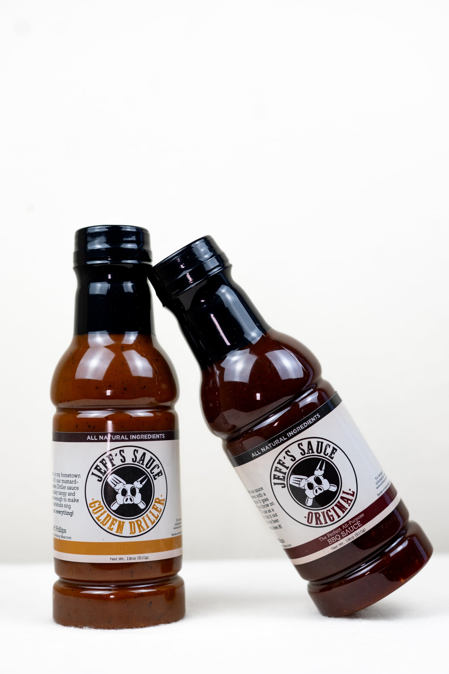 Jeff's Original & Golden Driller BBQ Sauce – 12 Bottle Half & Half Case