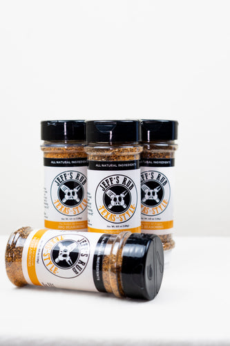 CASE OF 24 BOTTLES - Jeff's Texas-Style Rub