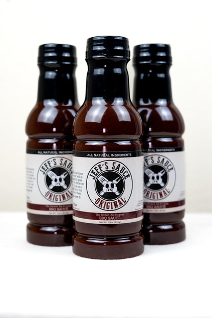 Jeff's Original BBQ Sauce – 12 Bottle Case