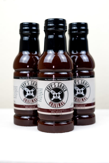 CASE OF 12 BOTTLES - Jeff's Original BBQ Sauce