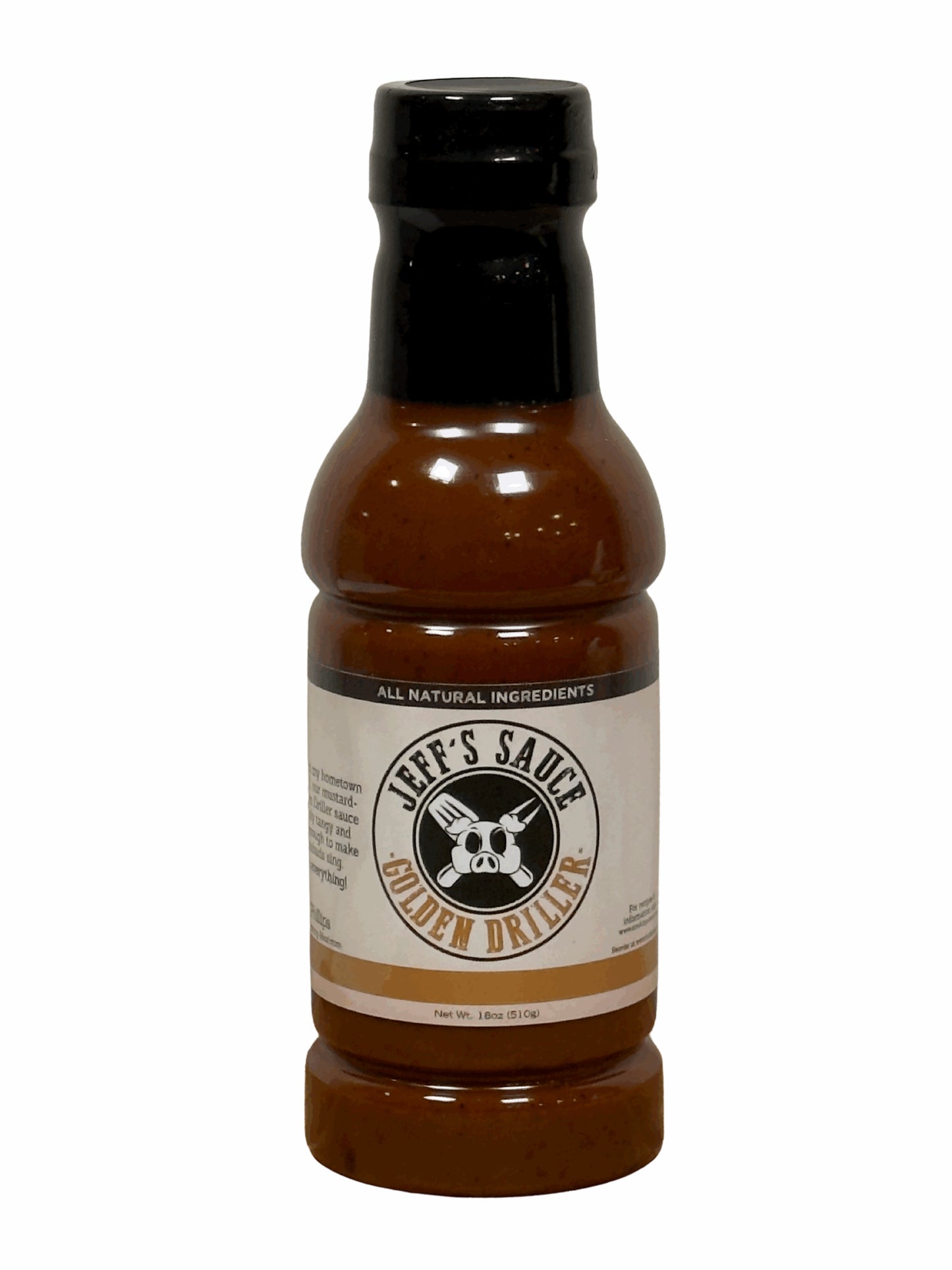 Jeff's Golden Driller Mustard BBQ Sauce – Single Bottle
