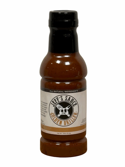 Jeff's Golden Driller Mustard BBQ Sauce – Single Bottle