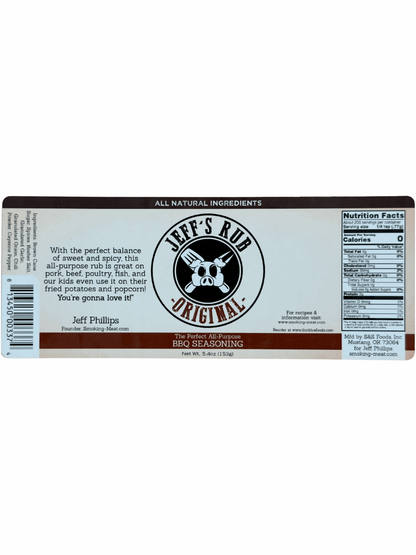Jeff's Original & Texas Style Rub – 24 Bottle Half & Half Case