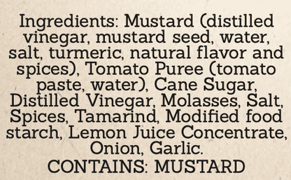 Jeff's Golden Driller Mustard BBQ Sauce – Single Bottle