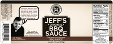 Load image into Gallery viewer, Jeff&#39;s Original BBQ Sauce - Single Bottle